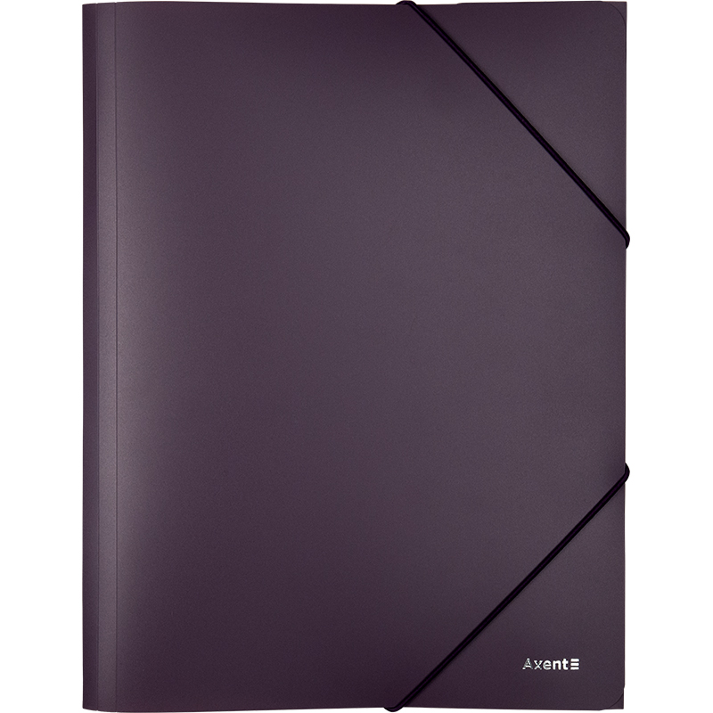 Папка на гумках Axent 1508-11-A, А4, сливова